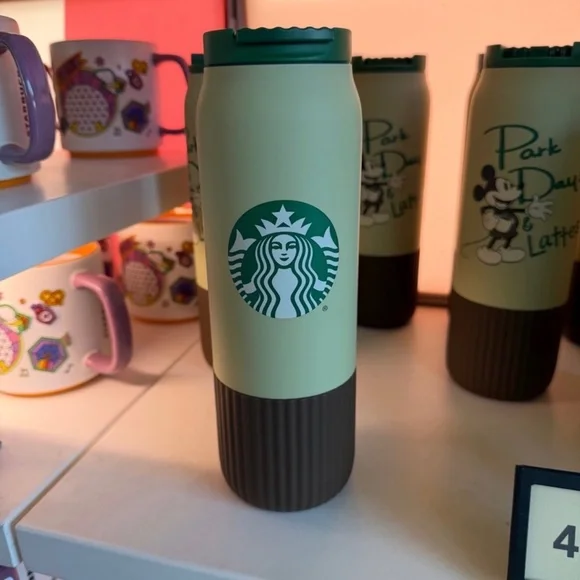 Disney Parks 2026 Starbucks Parks Days & Lattes Mickey Tumbler Water Bottle NEW - Picture 2 of 3